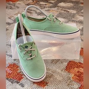 SPERRY Classic Topsider Sneakers Women's Lime Sherbet, W-8